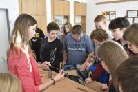 Lekce na Základní škole s polským jazykem vyučovacím v Hnojníku